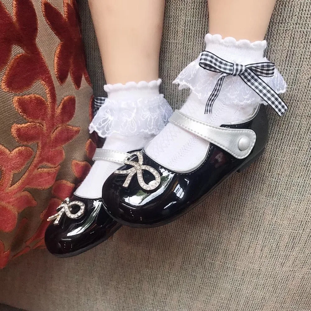 

Baby Princess Girls Shoes Sandals For Kids Glitter Butterfly-knot Heel Children Shoes Girls Party shoes