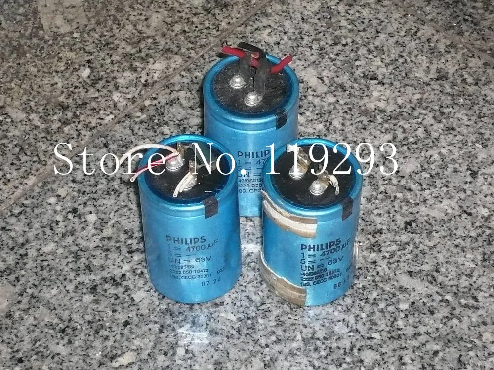 [BELLA] Оригинальный Отдел воды синий Q шестигранник 4700 мкФ 63 V class mill upgrade 10 шт./лот|4700uf