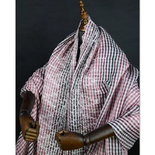 Односторонняя вышитая Ogen Марля шелковая ткань используется для Пользовательского профиля ткани свадебного платья