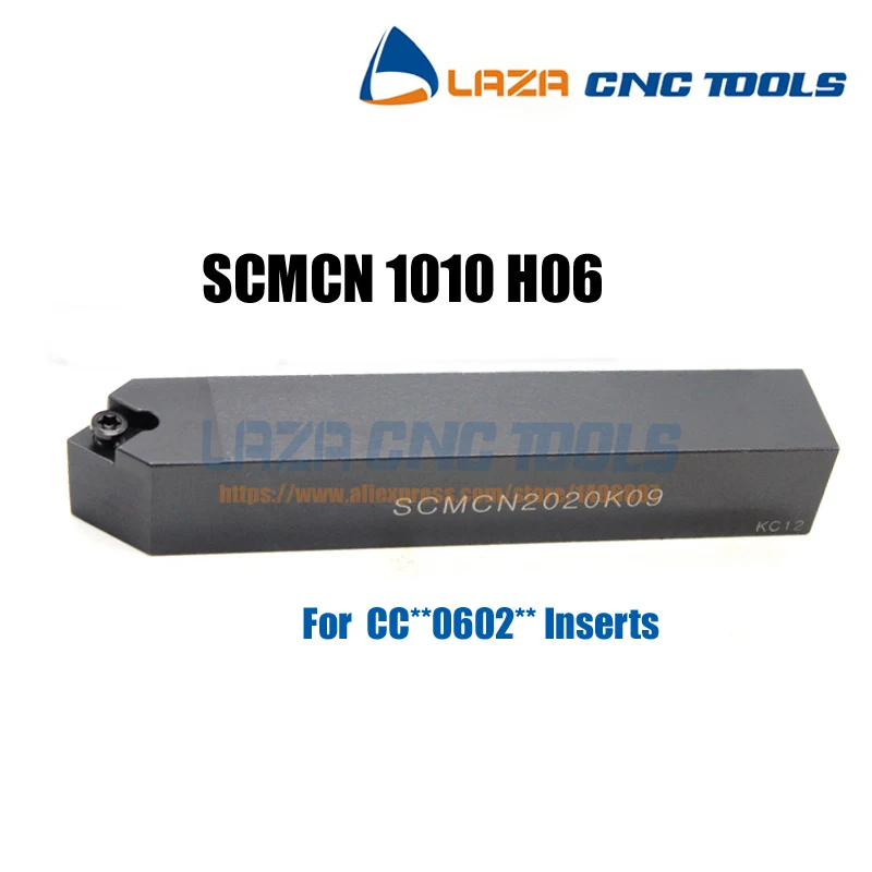 SCMCN1010H06 индексируемый резец для наружной обточки держатель, 50 градусов CNC вставки токарный резец, SCMCN токарный станок держатель инструмента для резки