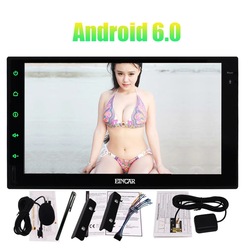 Double Din In Dash Car Radio Touch Screen GPS Navigator with Bluetooth Built-in WiFi GPS Navigation System Android 6.0 Quad Core Double Din In Dash Car Radio Touch Screen GPS Navigator with Bluetooth Built-in WiFi GPS Navigation System Android 6.0 Quad Core