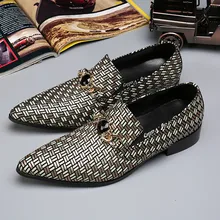 Classic handmade braided leather slip on loafers velvet shoes male slippers pointed toe causal men office shoes italian brogues italian mens shoes genuine leather gold toe summer dress shoes mixed colors slip on velvet slippers loafers shoe lasts
