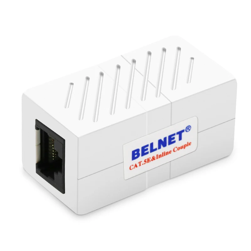 BELNET rj45 разъем 8p8c Женский utp rj45 усилитель локальной сети lan кабель-переходник cat5e rj45 встроенный соединитель