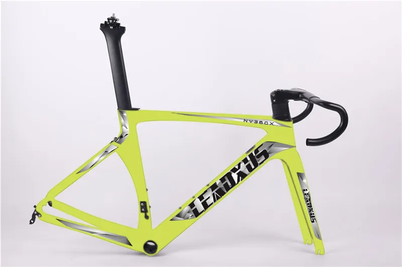 Leadxus NV360X тормозного диска Aero из углеродного волокна, шоссейный велосипед рама дороги углерода Aero рама для гоночного велосипеда и руль 45/47/49/52/54/56/58 см