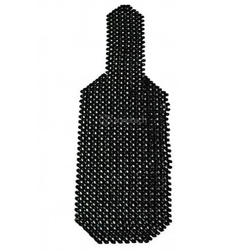 Zone Tech Black Wooden Beaded Massaage Car Vehicle Chair Seat Cushion