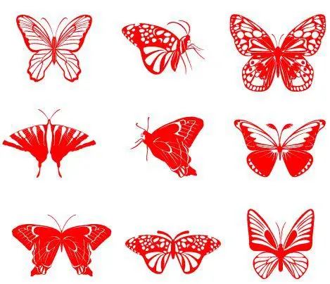 2017 fashion design butterfly wall vinyl font b sticker b font font b custom b font