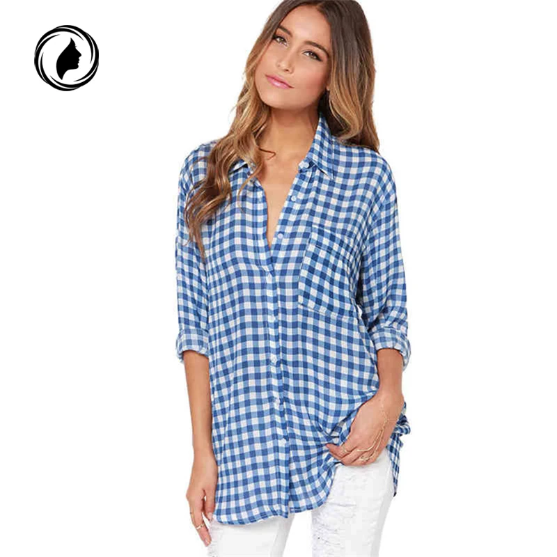 New Autumn Women Striped Long Sleeve Shirt Turn-Down Collar Loose Blusas Femme Casual Tops Sexy Tee 2XL 2018 |
