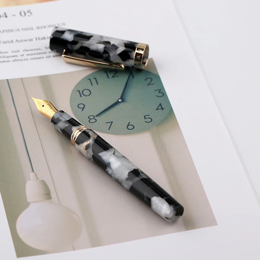 

Moonman N2 Fine Nib Stationery Vacuum Filling Non-Slip Gifts Home Mini Short Practise Device Study Supplies Fountain Pen Ink