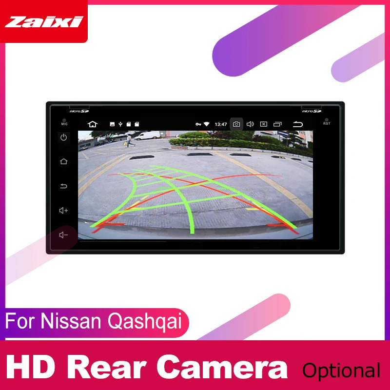 Discount ZaiXi For Nissan Qashqai Dualis 2 Car Android Multimedia System 2 DIN Auto DVD Player GPS Navi Navigation Radio Audio WiFi 3