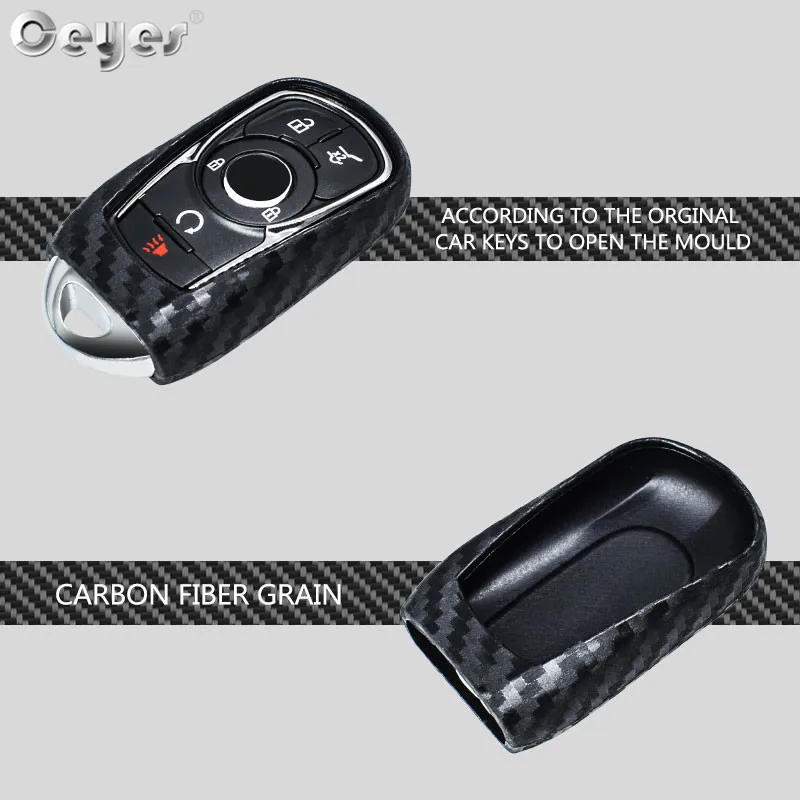 Carbon fiber key cover for BUICK (7)