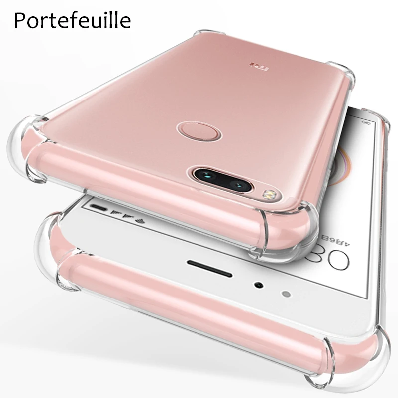 Portefeuille Ultra Thin Transparent Soft Gel TPU Silicone Case Cover for Xiaomi Redmi Note 4 X 4X 4A 5A mi6 Mi Max 2 Mix A1 5X 6 (1)