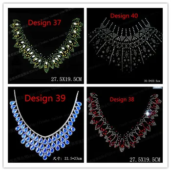 

Iron On Hot Fix Rhinestone Transfer Motif Diamante Crystal Rhinestone T-Shirt Transfer