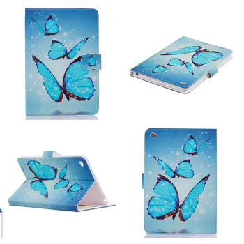 

New For Apple ipad mini 4 3 2 1 Beautiful Butterfly Pattern PU Tablet Cover Stand Case for apple Ipad 7 6 5 4 3 2 ipad air 3 2 1
