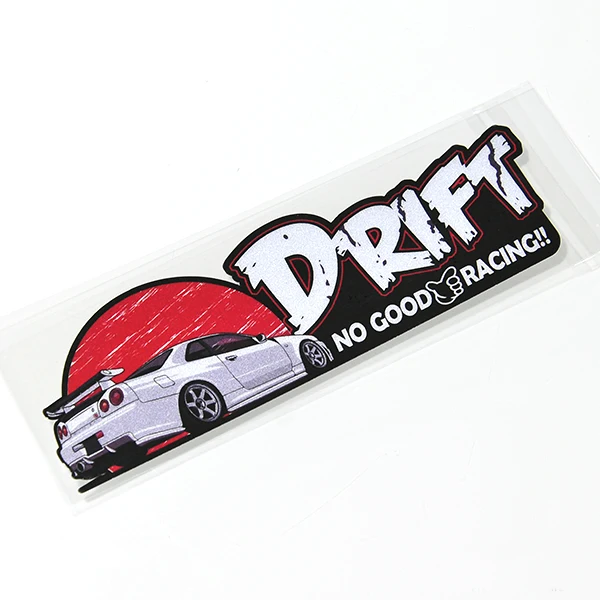 brand new! JDM DRIFT reflective sticker vinyl japanese drift stickers