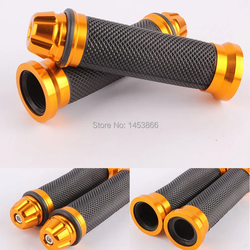 CNC Motorcycle grips handle sets 7/8 inch 22MM Handlebars CNC Aluminum pedal car bikes cover grip