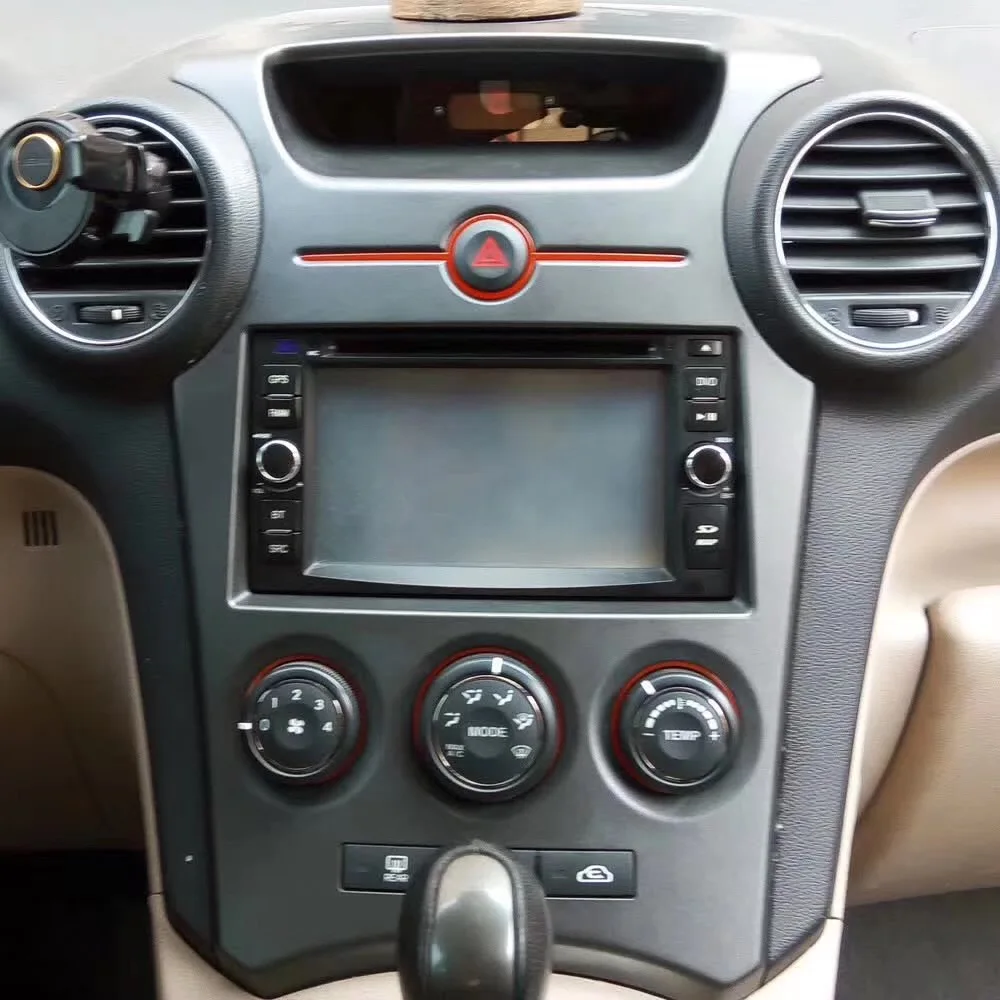 Perfect Chogath car multimedia player android android 7.1 Tesla style Manual A/C for Kia Carens 2006-2013 2