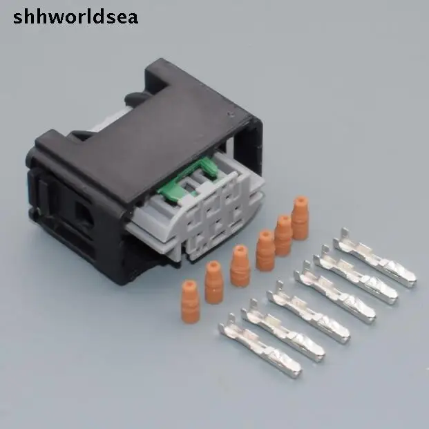 Shhworldsea 5 наборы для ухода за кожей 6 Pin/способ Авто ограничительный датчик разъем, авто водостойкие электрические вилки для BMW 1-967616-1 7M0 973 119