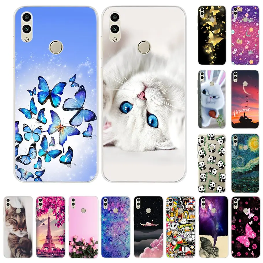 

Pattern Phone Cases For Huawei honor 8c Soft Case For Huawei honor 8c Cover soft Silicone Back cover for honor 8c case