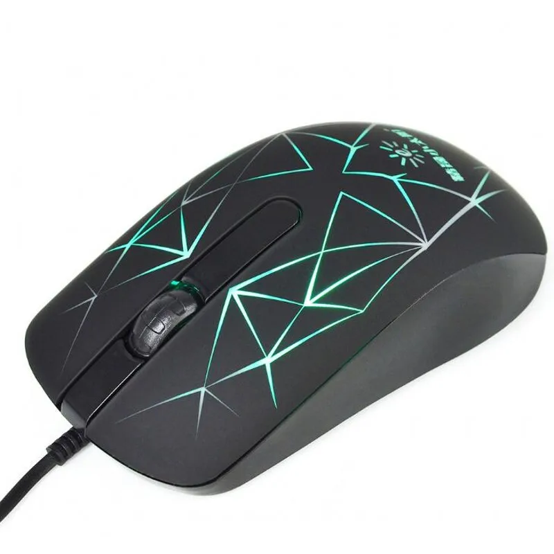 G8 glow eat chicken game mouse wired USB use for notebook and desktop computer 3