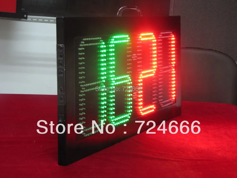 LED electronic digital number display board, double sided led Soccer