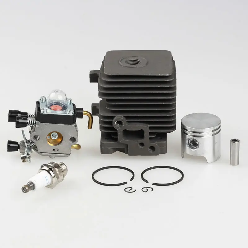 

34mm Cylinder Piston Kits For STIHL FS55 FS45 BR45 KM55 HL45 HS45 HS55 4140 020 1202 with Carburetor Carb Trimmer