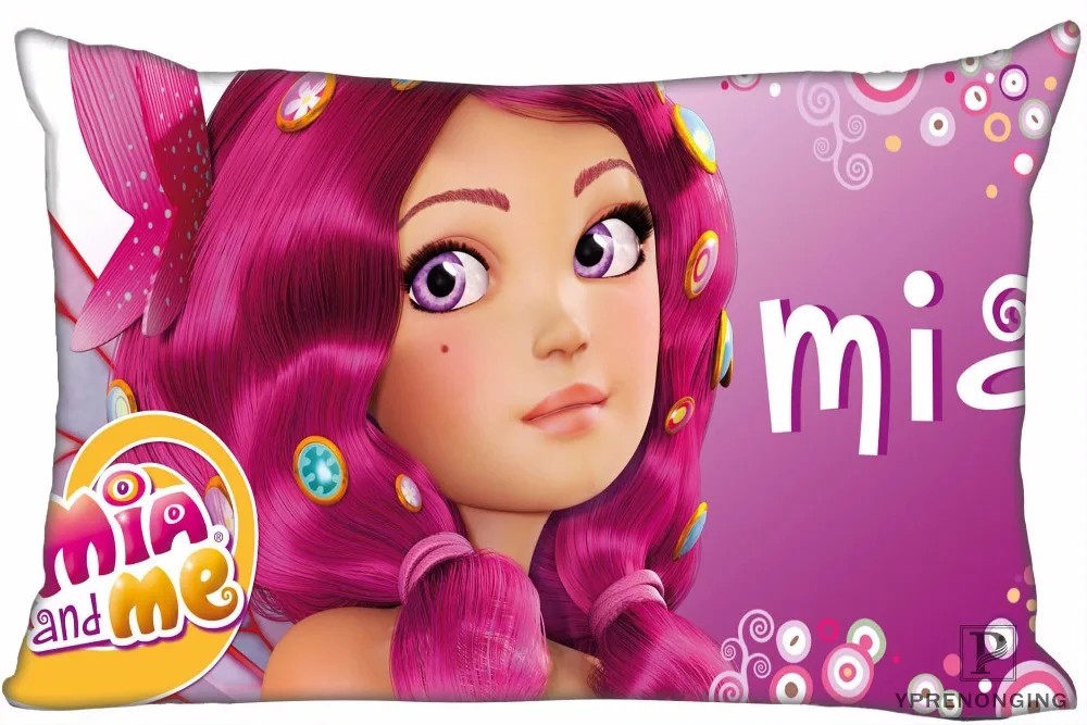 

Custom Mia And Pillow Me Covers Cases Rectangle Pillowcases zipper 40x60cm (One Side Print)180516-21-12