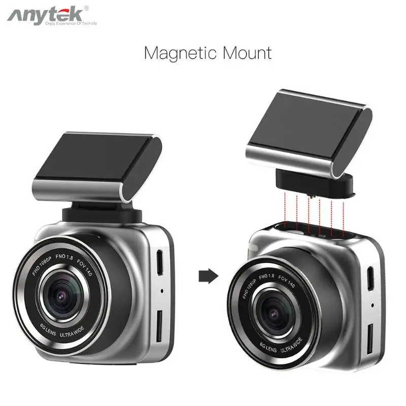 Anytek Q2N 2," экран мини Автомобильный видеорегистратор камера Full HD 1080P объектив 135 градусов видеорегистратор регистратор g-сенсор Dashcam