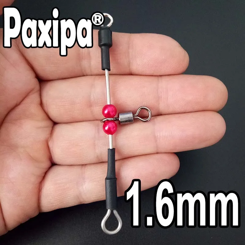 6 шт. рыболовный разъем Urfe Para Temporales Enganches Rapidos Para la Pesca Kolay Atma Aparati - Цвет: 1.6mm red