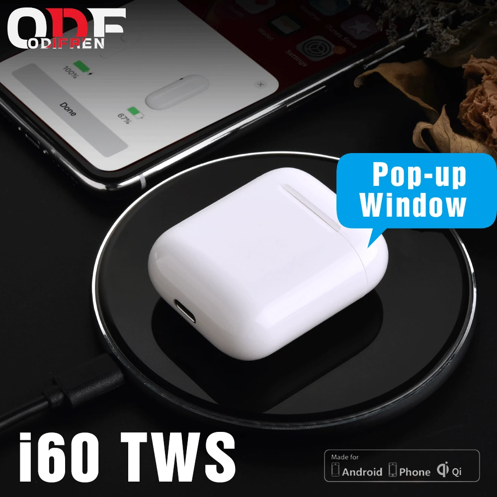 1125.82 руб. 31% СКИДКА|I60 TWS Оригинал 1:1 Реплика Pop Up i10 TWS PK i12 i20 i30 i80 TWS Bluetooth 5,0 беспроводные заряжаемые наушники PK W1 чип-in Наушники и гарнитуры from Бытовая электроника on Aliexpress.com | Alibaba Group