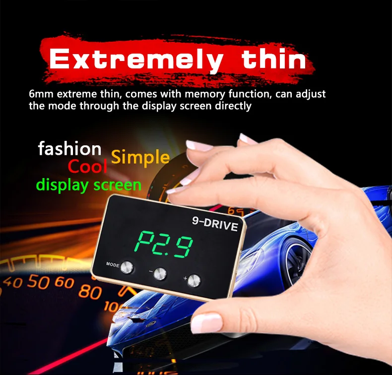  Manufacturer 9 Drives 5 Modes Car Electronic Throttle Controller Plug & Play Portable Car Performan