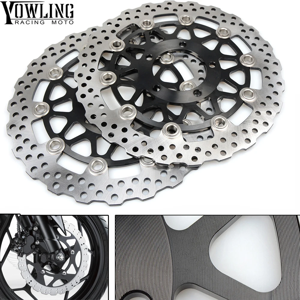 

For KAWASAKI ZG 1400 Concours 14 ABS CCF ZG1400 2012 Z 800/ABS 2013-2015 One pair Motorcycle Front Floating Brake Disc Rotor