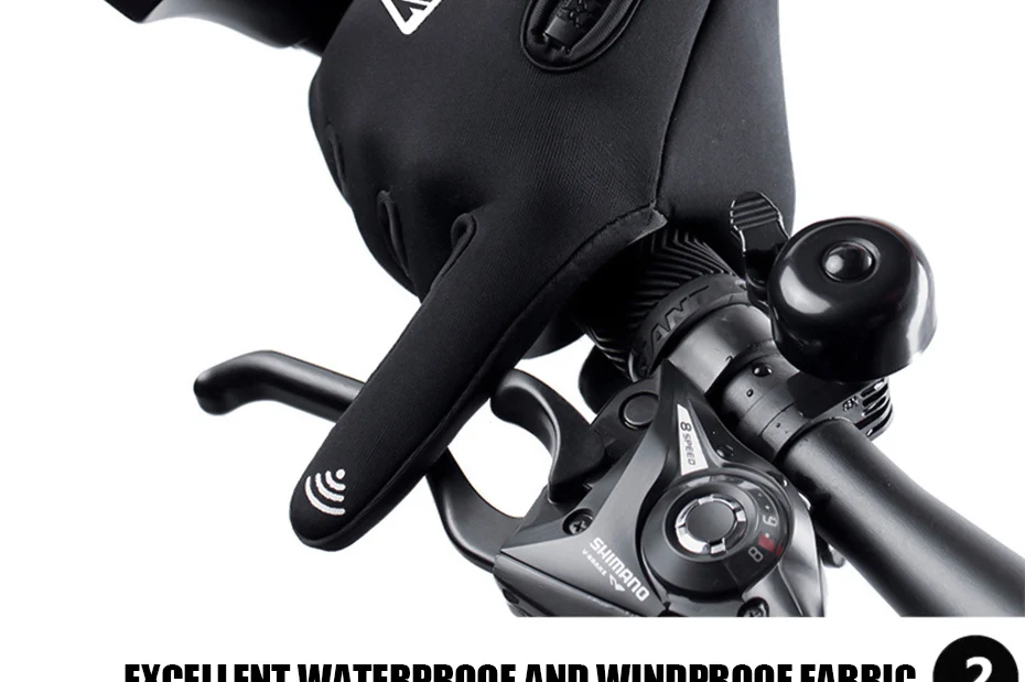 Victgoal зимние велосипедные перчатки с сенсорным экраном водонепроницаемые теплые велосипедные перчатки для катания на лыжах и мотоциклах