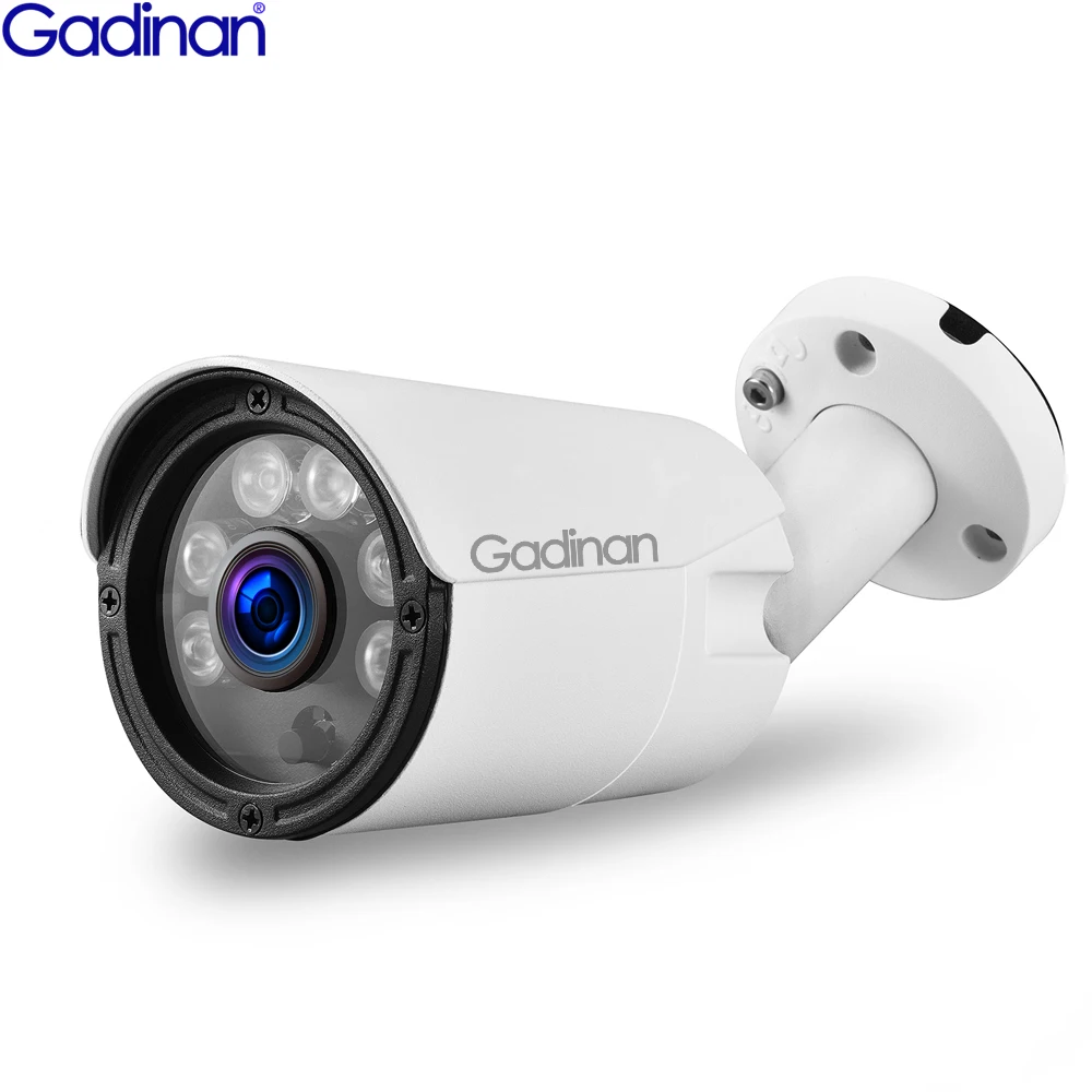 Gadinan Ultra Low Illumination 5MP 4MP FULL HD CCTV Security Bullet Surveillance Waterproof Outdoor Alert IP Camera security surveillance system