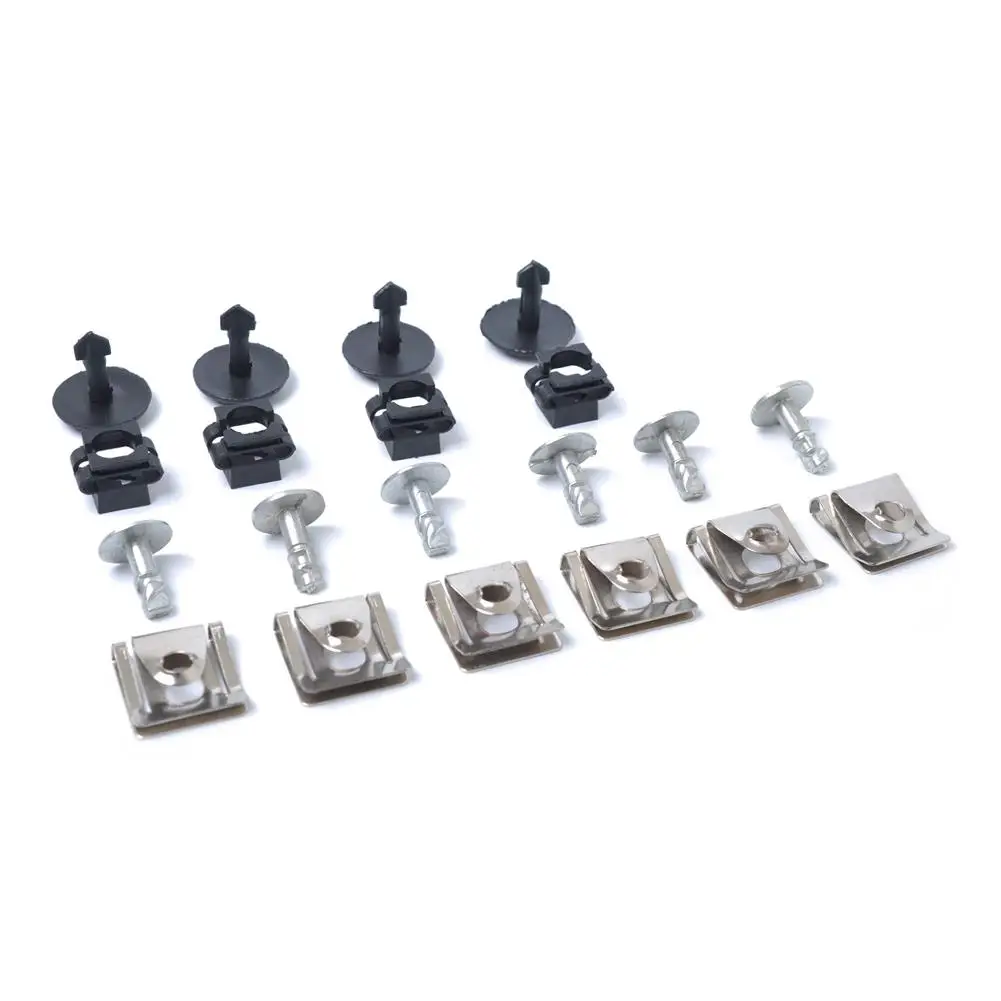 10x Motorschutz Unterschutz Radlauf Clips Audi A4 A6 A8 VW Passat Skoda Superb
