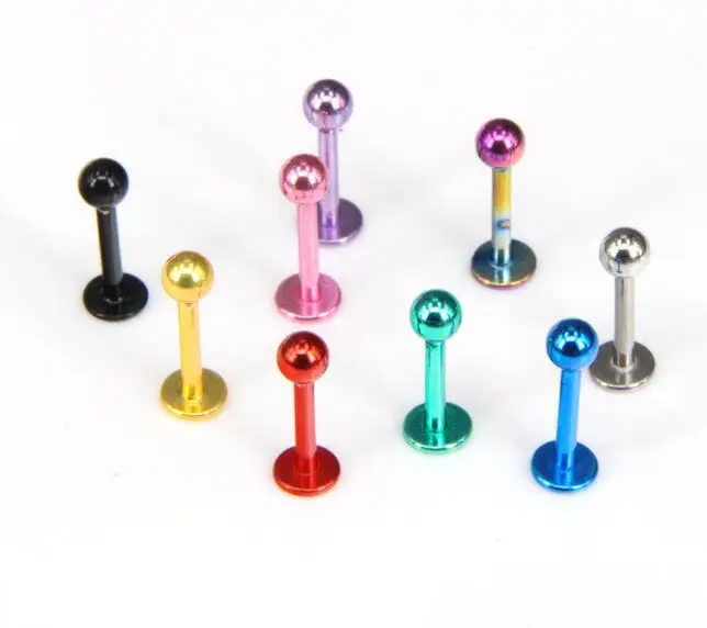 medical surgical steel ear bone piercings labret lip piercing kit