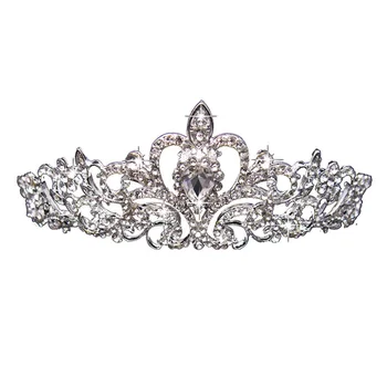 

1 Pc Crown Headwear Delicate Rhinestone Fashion Headdress for Banquet Birthday