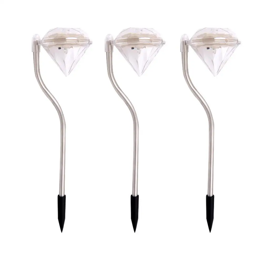 

Outdoor Decoration Solar Diamond Lamp Inserted lawn lamp colorful Courtyard