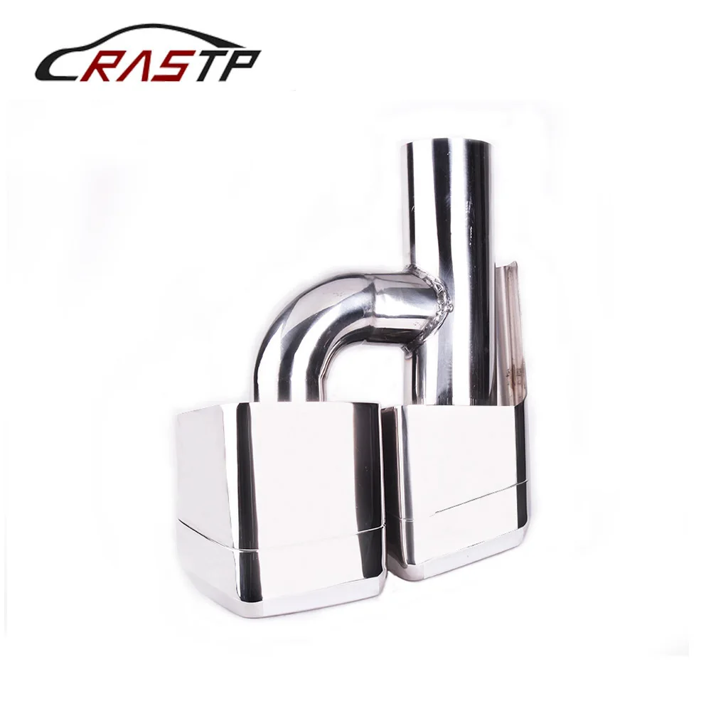 RASTP - 25cm Wide AMG Style 1 Pair Auto Rear Exhaust Muffler Tips Fit for Mercedes Benz W212 08-13 RS-CR2013 RASTP - 25cm Wide AMG Style 1 Pair Auto Rear Exhaust Muffler Tips Fit for Mercedes Benz W212 08-13 RS-CR2013