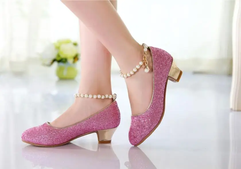 Girl Princess Leather Sandals-20