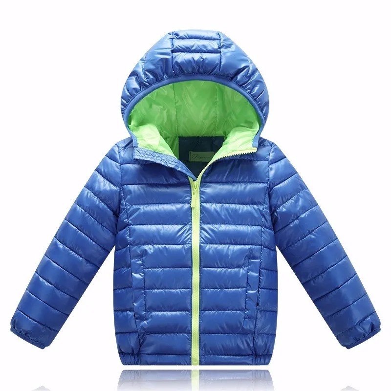 Menino e Menina Cabolsa com Capuz Menino para Baixo Crianças Outerwear Inverno Quente Algodão-acolchoado Roupas Jaqueta Criança 5-11 Anos 16 High Quality Mamãe e Bebê