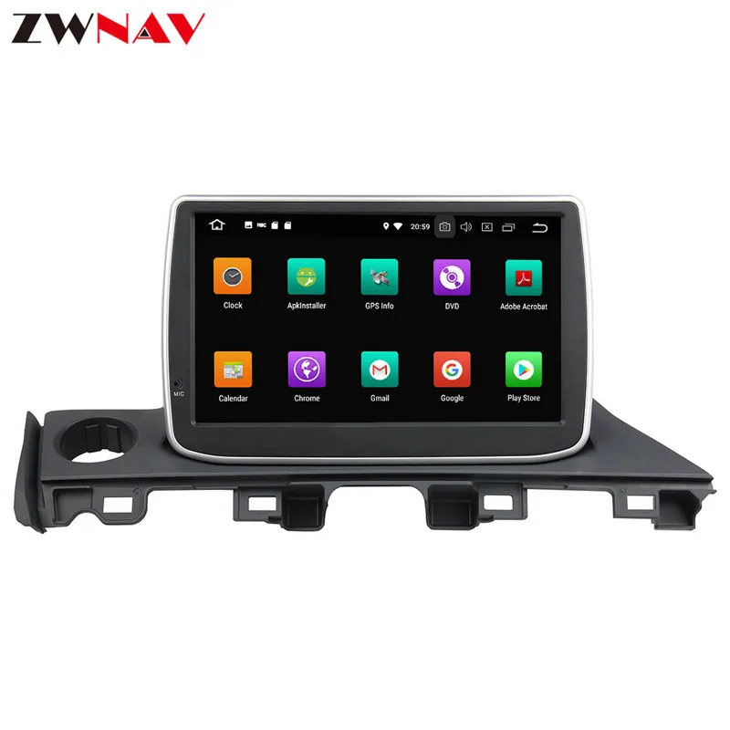 Sale 9 inch Android 8 Car DVD Player GPS navigation For Mazda 6  Atenza 2017 headunit multimedia player tape recorder 2