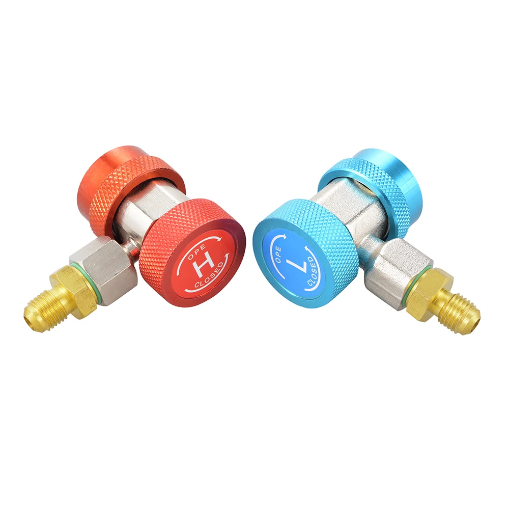 Metal Auto Car Air Conditioning R134a Quick Coupler Connector Adapter