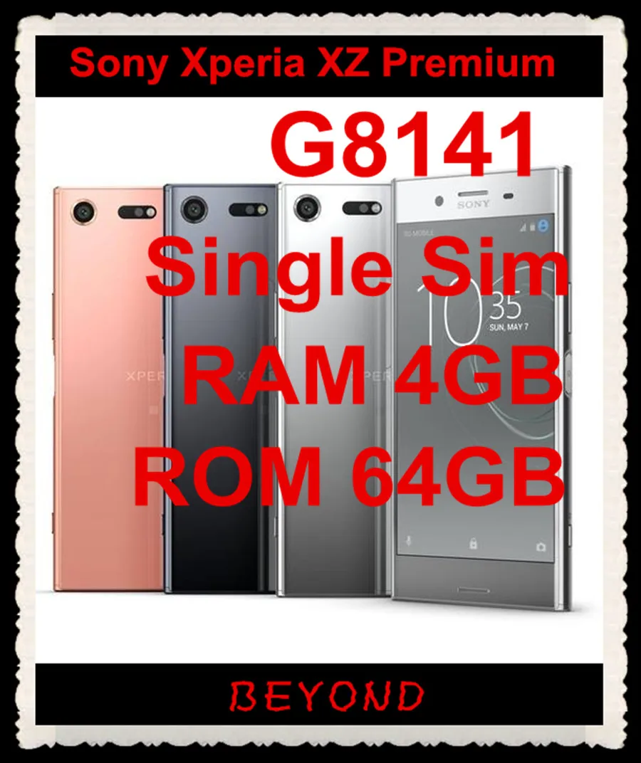Sony Xperia XZ Premium G8141 Original Unlocked GSM 4G LTE Android Octa Core RAM 4GB ROM 64GB 5.5 Sony Xperia XZ Premium G8141 Original Unlocked GSM 4G LTE Android Octa Core RAM 4GB ROM 64GB 5.5