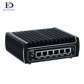 Online Pfsense Fanless Mini PC Mit 6 * COM Core I3 7100u Celeron 3865U DDR4 Ram AES-NI Linux Firewall Pfsense Router Netzwerk Server
