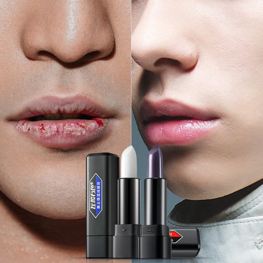 2018 New Waterproof Mens Lip Balm For Men Moisturizing Nourishing Repairing Dryness Lip Balm