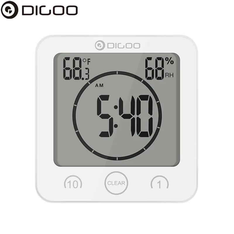 

DIGOO DG BC10 Digital Weather Station Digital Thermometer Hygrometer Indoor Electronic Temperature Humidity Meter Clock