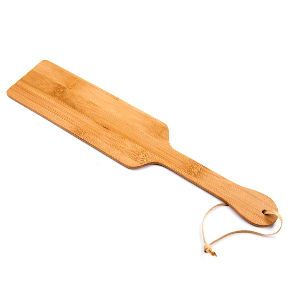 Толстая деревянная натуральная бамбуковая игра для взрослых SM spanking paddle хлопай
