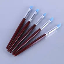 5 шт. мягкий силиконовый гончарный инструмент для работы с глиной лепки Fimo полимерный моделирующий формирователь инструменты для увлечение рукоделием