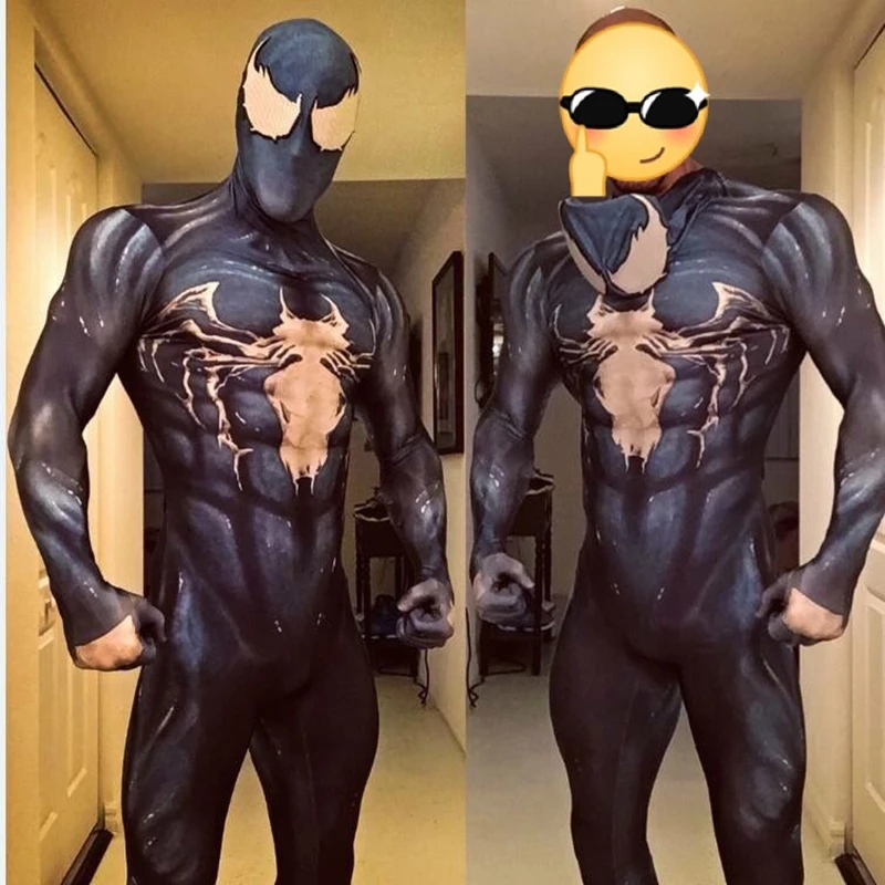 

2018 3D printing Spiderman Armour Costume Super Spiderman Tights zentai Conjoined All-Inclusive Spider-Man Jumpsuits Cosplay