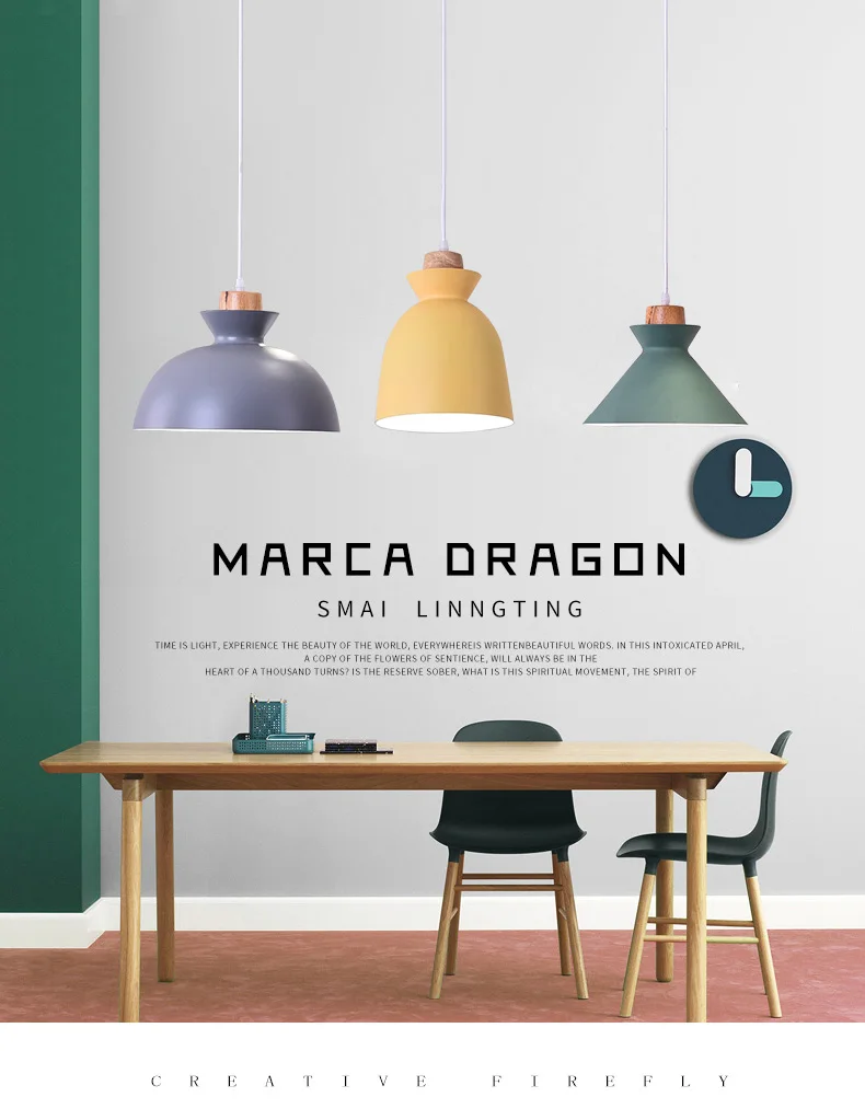 modern pendant lights for dining room  lampe luminaria 2